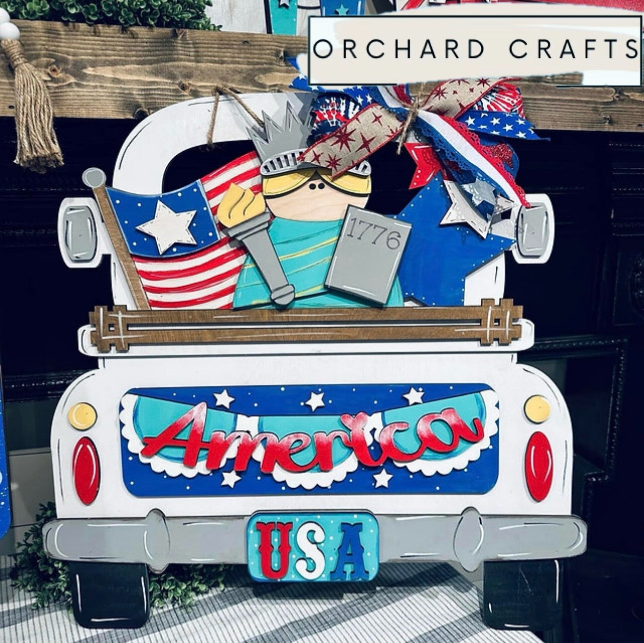 America USA Truck sign